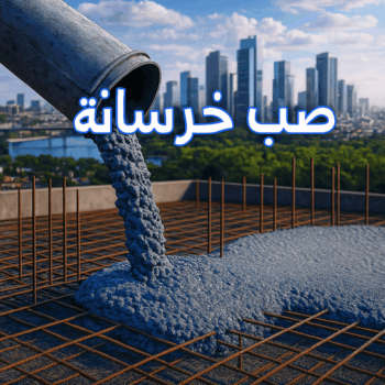 صب خرسانة الرئيسية